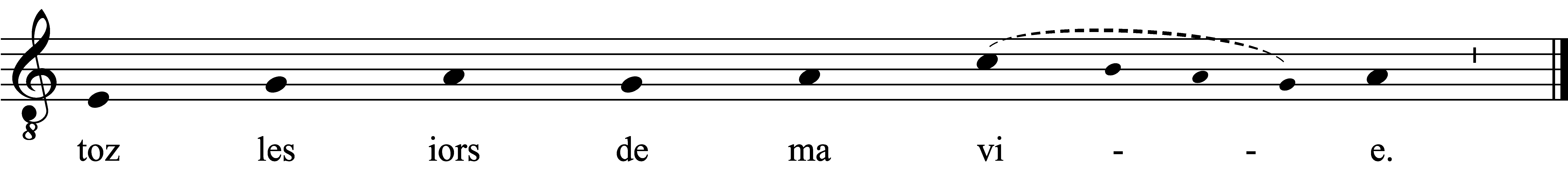 Refrain musical notation